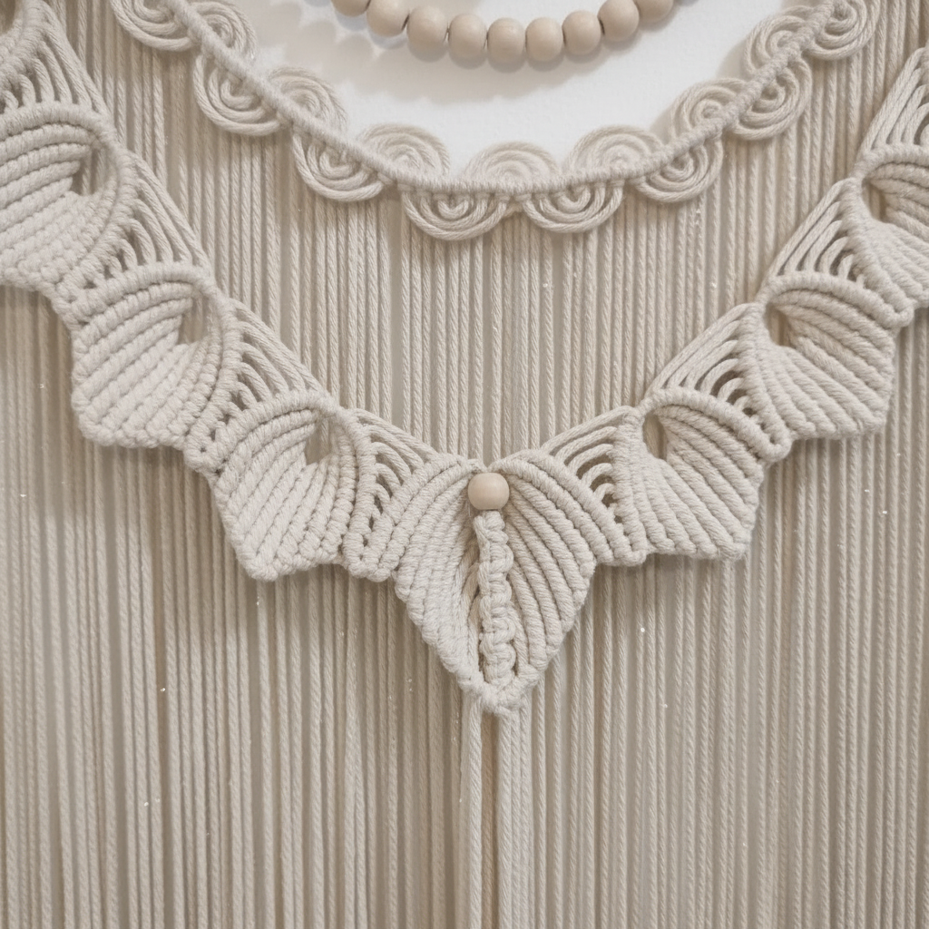 Arazzo Macramé Artigianale Premium - Stile Boho Chic