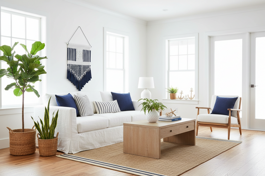 Arazzo Macramé Medio Geometrico - Boho Chic 74x110cm