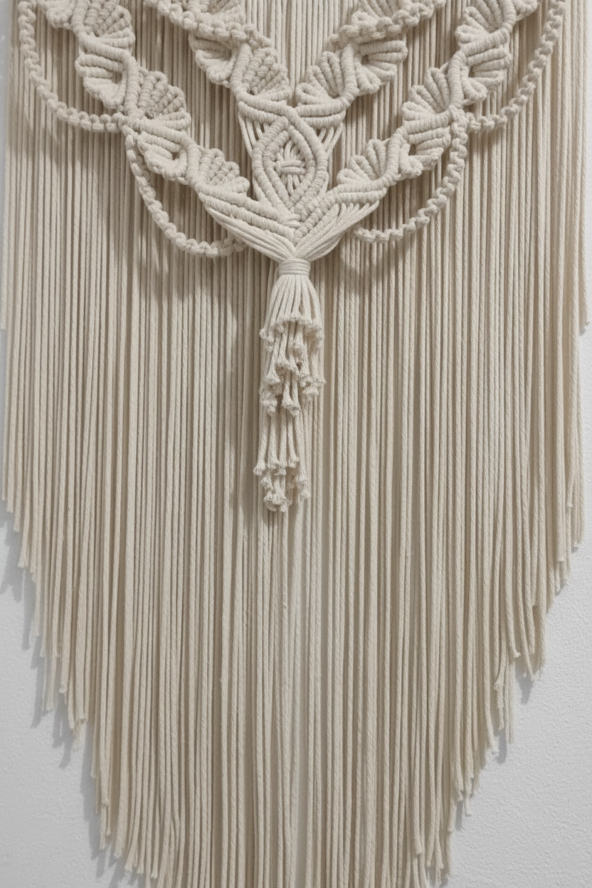 Arazzo Macramé "Eleganza" - Wall Hanging Boho 76x120cm