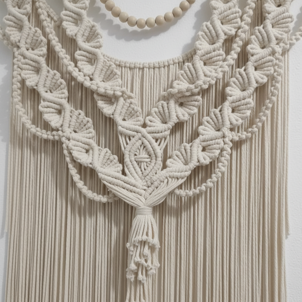 Arazzo Macramé "Eleganza" - Wall Hanging Boho 76x120cm