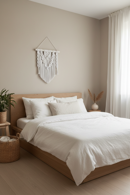 Arazzo Macramé Mini "Essenza" - Design Compatto 45x58cm