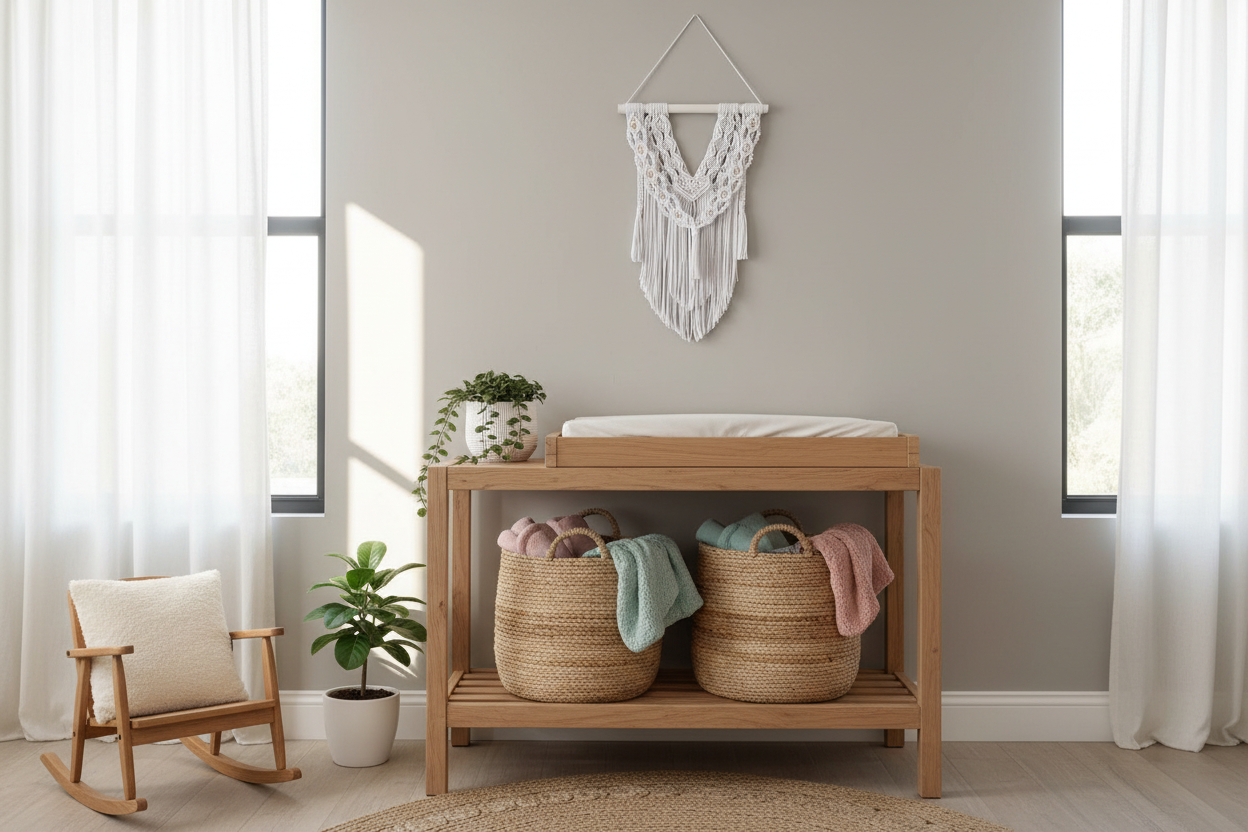 Arazzo Macramé "Brezza" - Bianco Frange Delicate 52x82cm